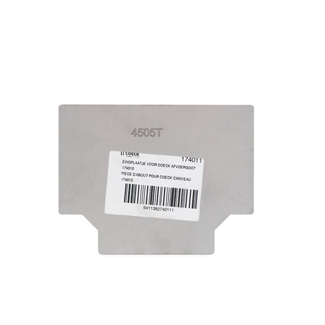 EINDPLAATJE RVS VOOR COECK AFVOERGOOT ART 174010	.jpg