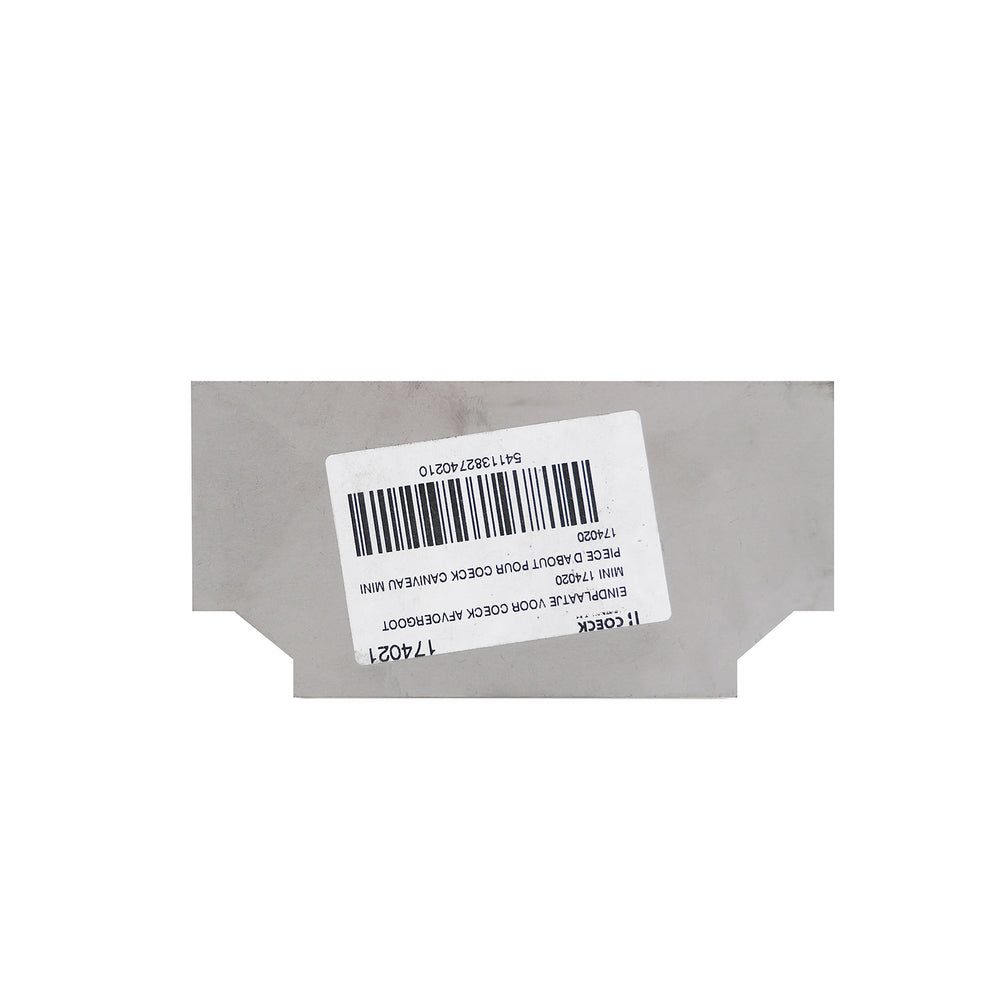 EINDPLAATJE RVS VOOR COECK AFVOERGOOT MINI ART 174020	.jpg